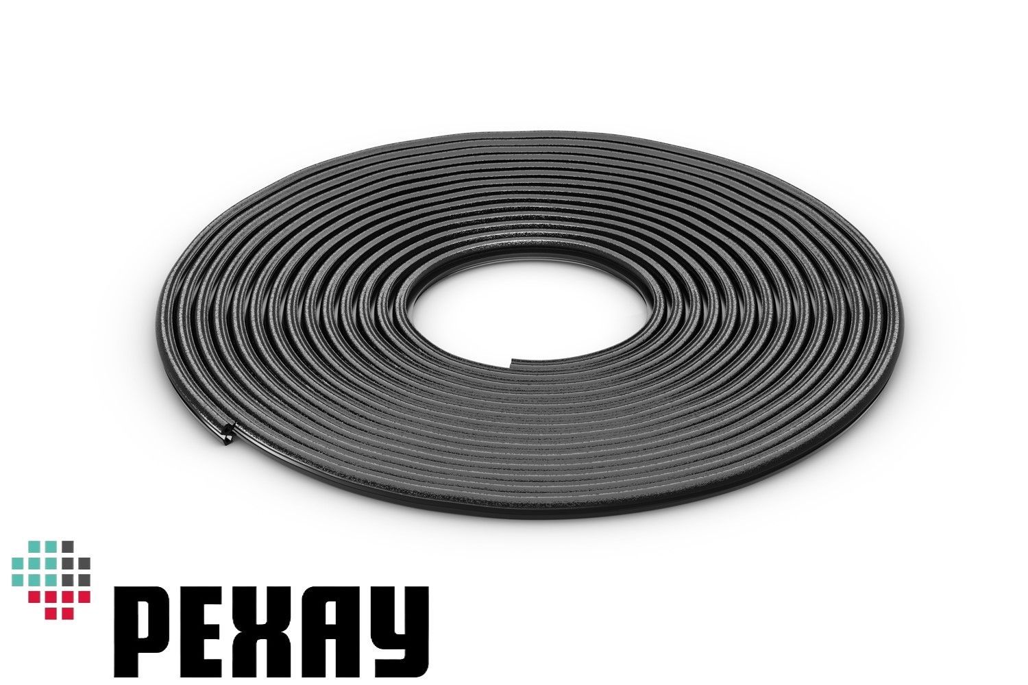 Уплотнитель для пластиковых окон и дверей РЕХАУ РАУСЕЛЛ 5 метров, черный